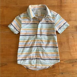 Carter's Multicolor Striped Button Down Shirt